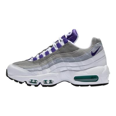 Air Max 95 Низкие Повседневные Беговые Кроссовки Устойчивые к Истиранию Женские Бело-Фиолетовые HJ5996-100