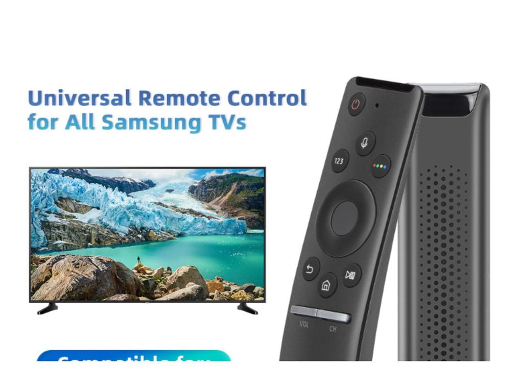 Samsung BN59-01266A Bluetooth Voice TV Remote Control, Compatible with SAMSUNG Voice Remote.