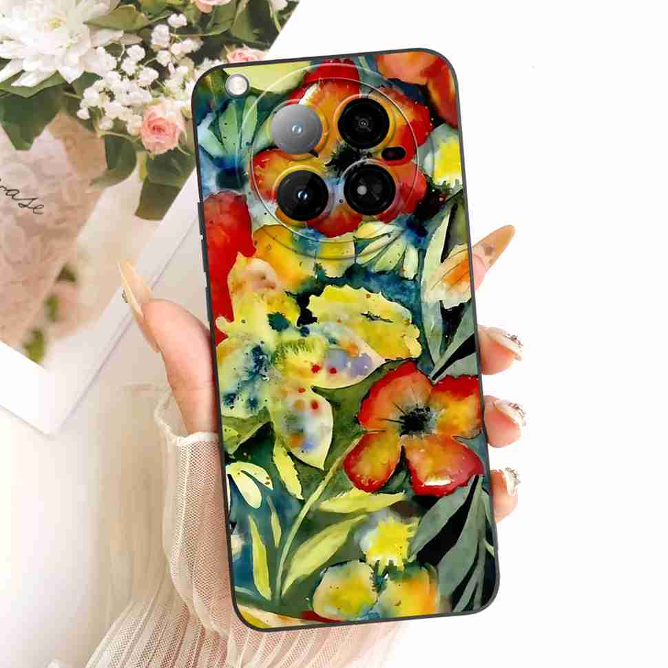 For Infinix Zero 40 4G X6860 Case Luxury Bow Painting Soft Silicone Back Cover For Infinix Zero40 ZERO 40 4G Phone Cases Bumper