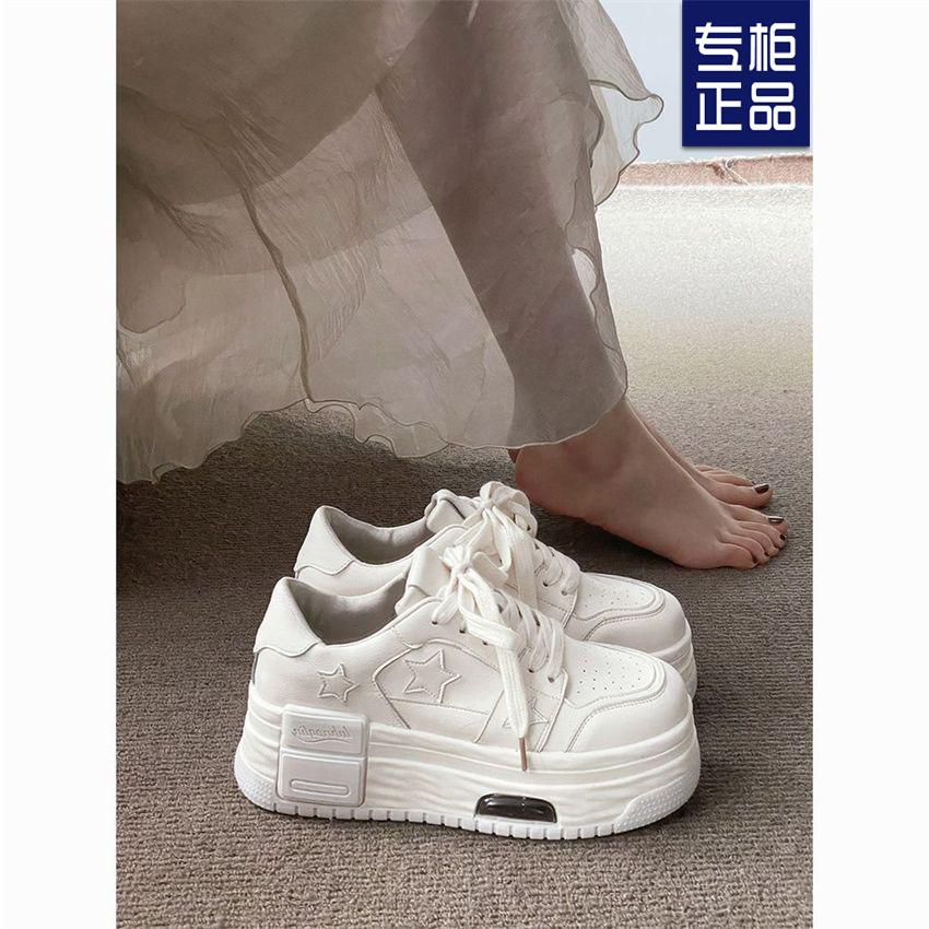 Осень и зима новая женская ins платформа маффин увеличение роста повседневные звездные кеды