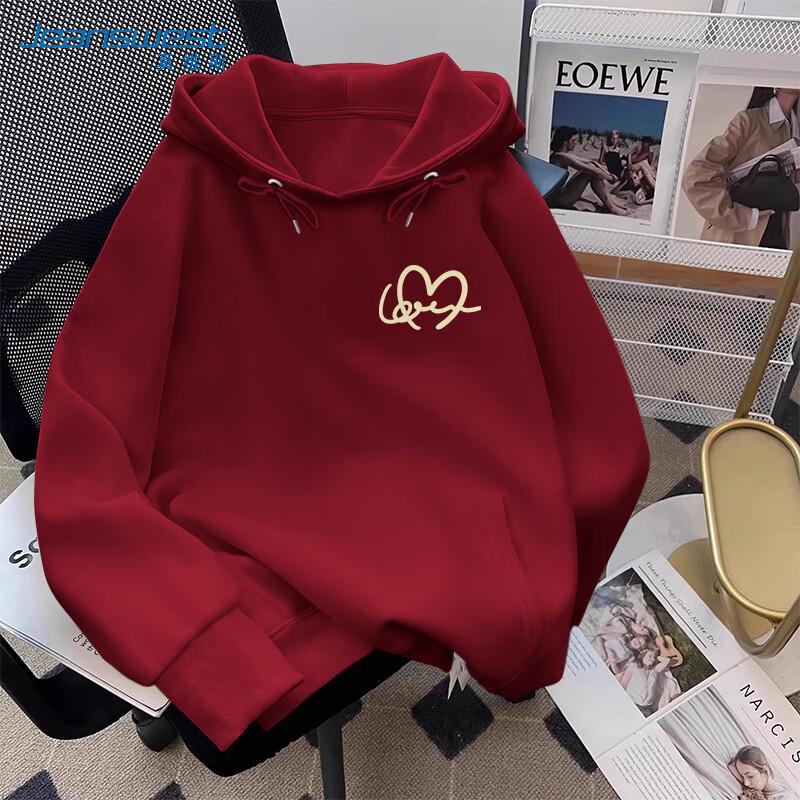 Женская толстовка с капюшоном Jeanswest Heartline Gold