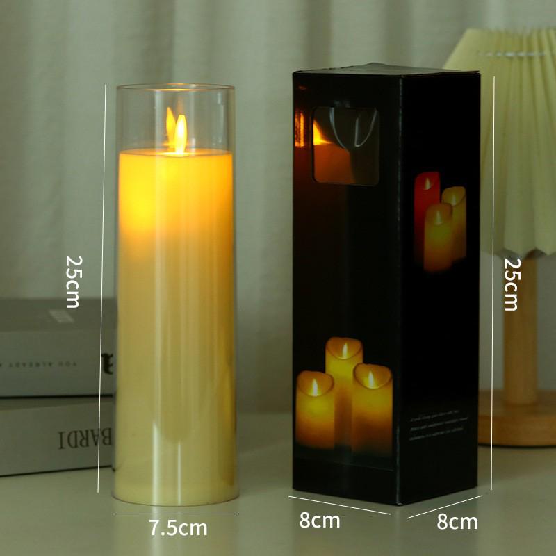 LED Simulated Glass Cup Candle Light – Creative Wedding & Birthday Decor
