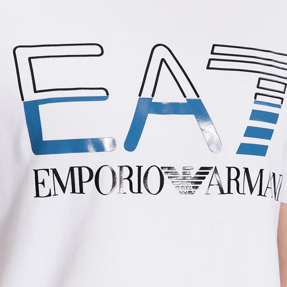 EMPORIO ARMANI EA7 T Shirt Men's White 3RPT07-PJLBZ-1100