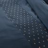 Housse de couette Agathe mure bleu 240x260cm