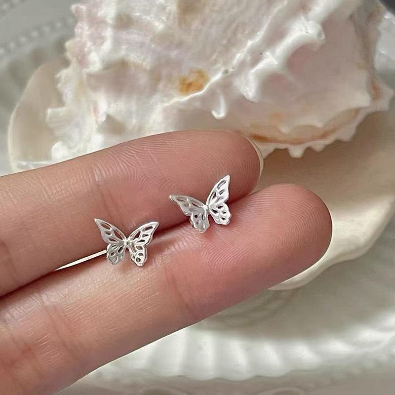 Серьги для проколов мочек ушей, Маленькие серьги-гвоздики для женщин, Простые, Милые, Маленькие и Свежие Серьги, Нишевый Дизайн, Универсальные Серьги