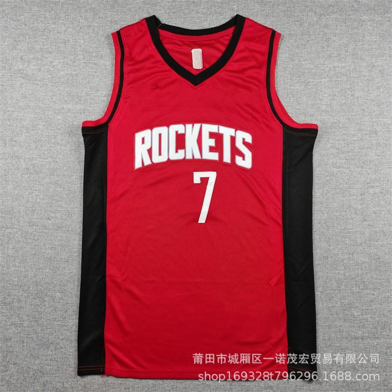 Houston Rockets Embroidered Basketball Jersey Vest - 4 7 Durant 28 1