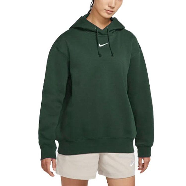 (WMNS) Коллекция Nike Sportswear Флисовая Повседневная Спортивная Толстовка 'Зеленая' Женская DJ7669-397