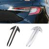 For Toyota Corolla Hatchback - ABS Chrome Car Taillight Cover Trim Molding Rear Light Lamp Eyebrow Styling