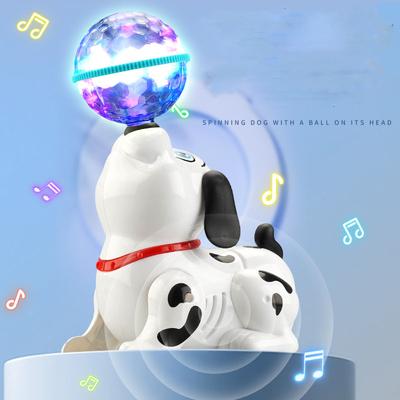 Детские игрушки Топ Мяч Щенок Электрические игрушки Детские Универсальные Вращающиеся Свет Музыка Проекция Танцующие Детские Игрушки