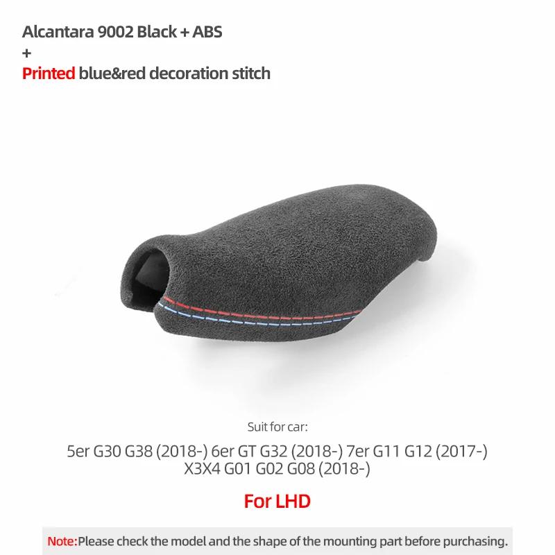 For BMW G30 G38 G32 G11 G12 Serie 5 6 7 X3 G01 X4 G02 Made of Alcantara Car Interior Gear Shift Knob Cover Performance Accessory