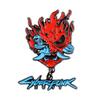 Эмалевый значок Cyberpunk 2077 Призрачный самурай: Аксессуар для косплея по игре-приключению