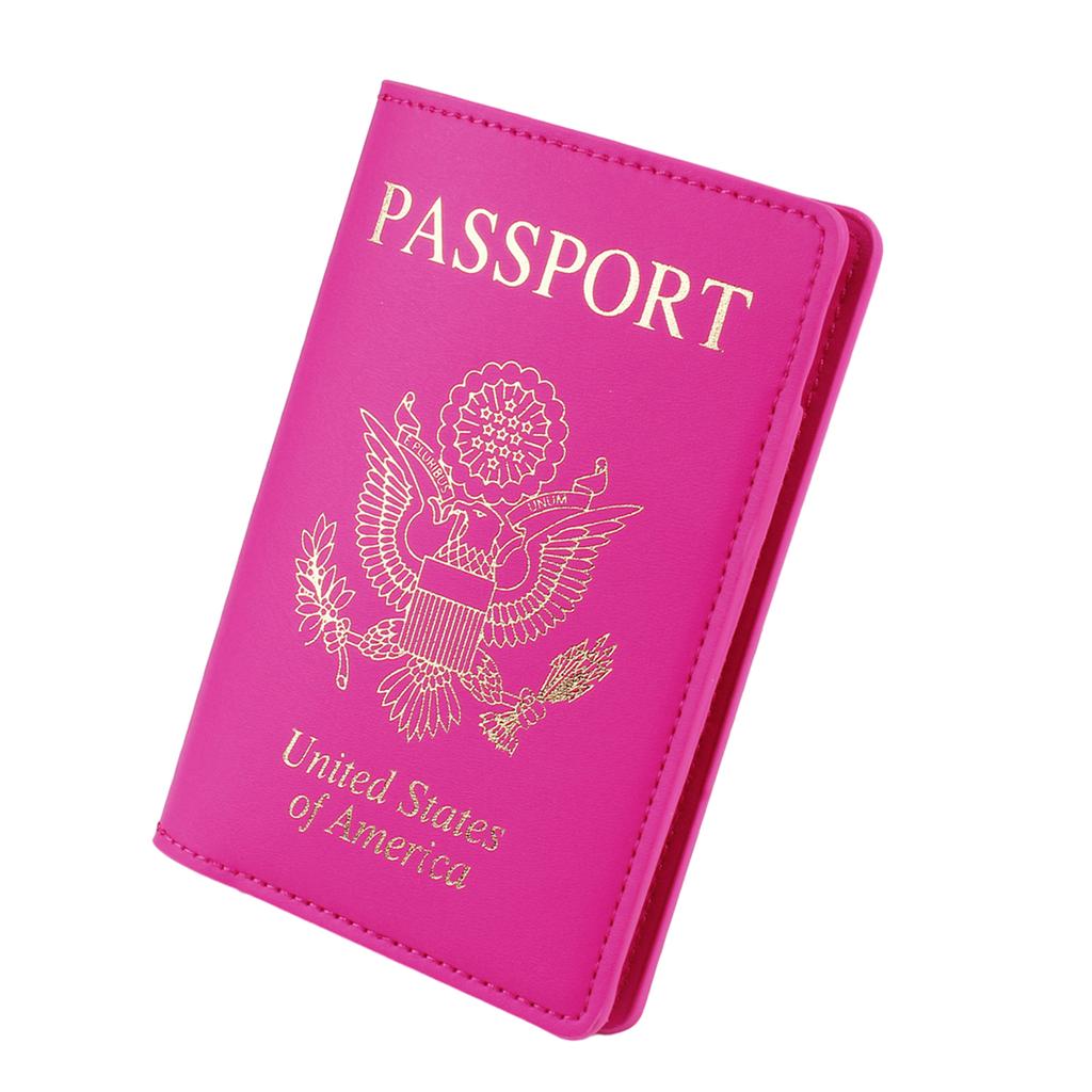 Passport Holder ID Credit Card Ticket Holder Document Organizer for Men Women Unisex Travel Passport Cover Case Portable