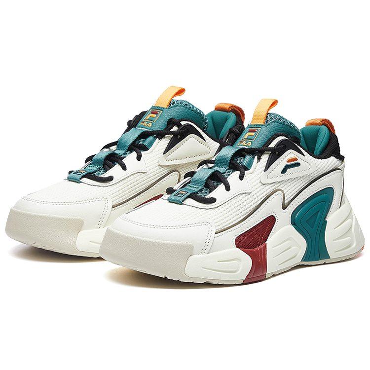 FILA Swarm Low Swirl Sneakers Red/white/green Women's F12W034124FSG