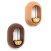 1pc Magnetic Brass Doorbell Reminder Wooden Wind Chimes Self-adhesive Shopkeepers Bell for Door Home Decorations