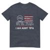 Retro I Am Aunt Tifa Falg America We The People Long Sleeve TShirt