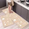 Kitchen Floor Bathroom Mat Anti-slip Laundry Room Mat Bedroom Carpet Living Room Floor Mat