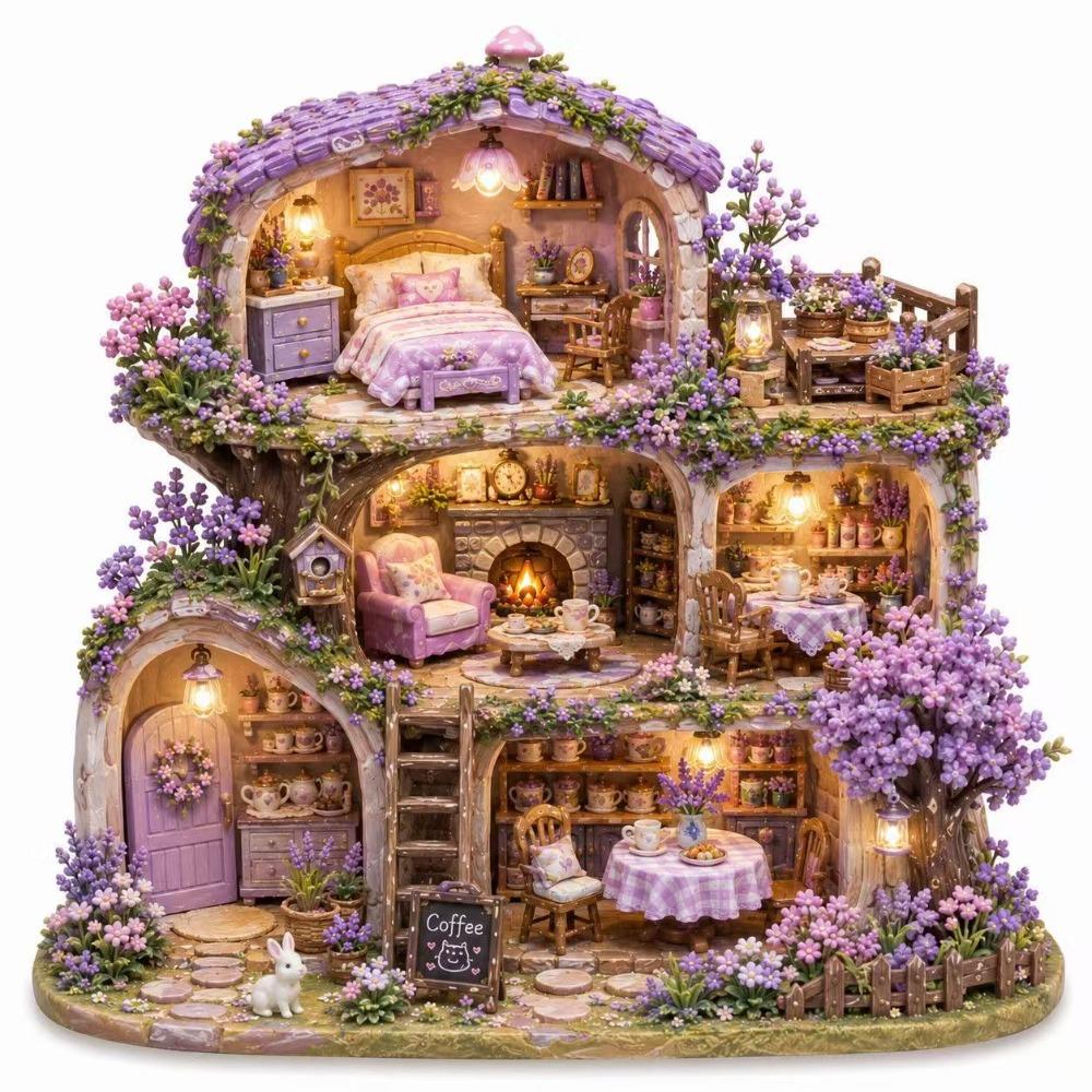 Cute Home Theme Refrigerator Magnet 3D Relief 3D Refrigerator Stickers Kitchen Decor