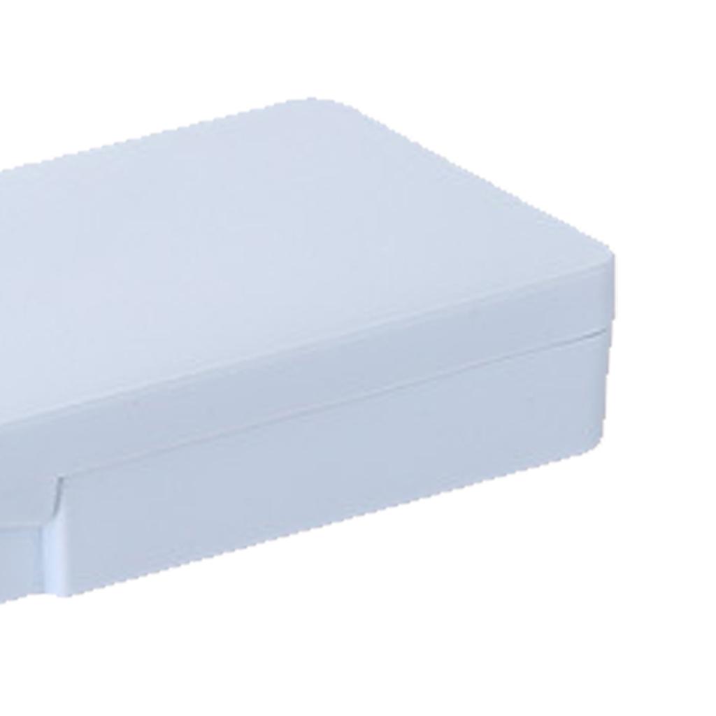 Пластиковый пенал на кнопке Легкий Портативный Простой дизайн Пенал для студентов Канцелярские товары Светло-голубой