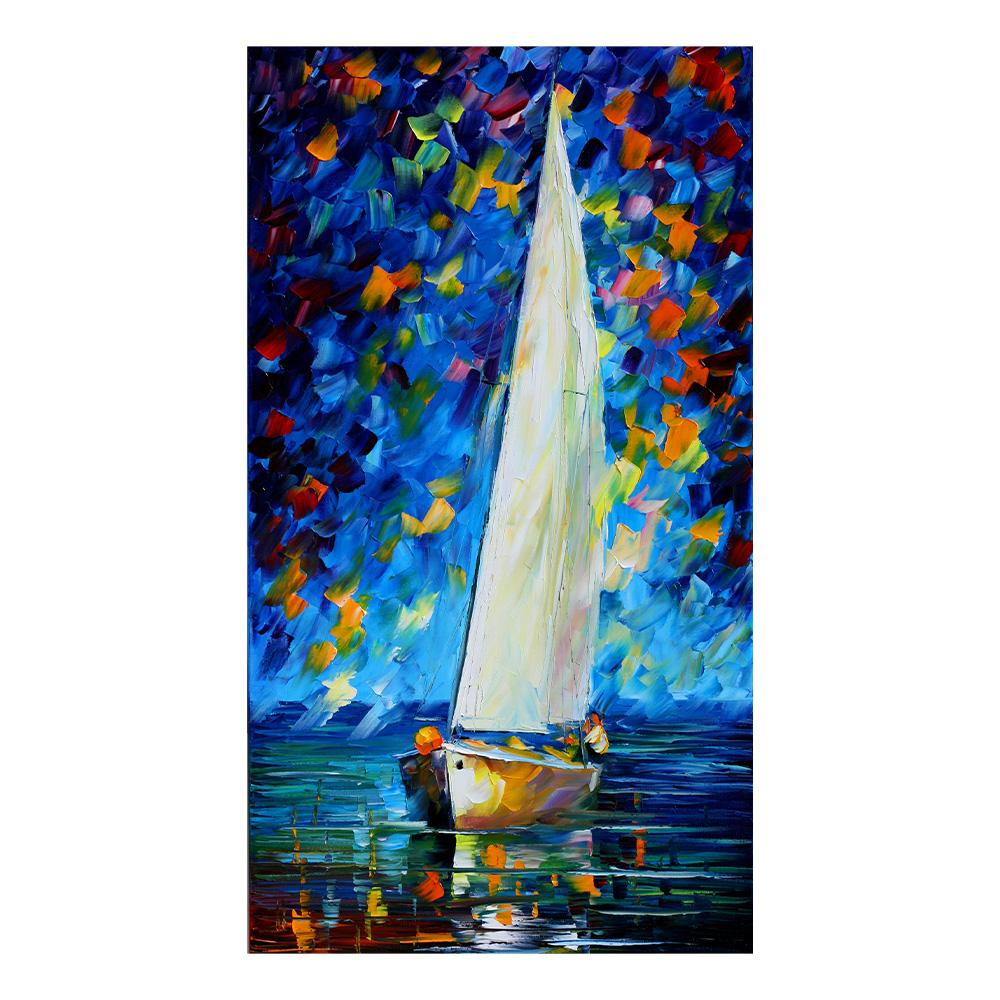 Современная абстрактная эстетика Настенное искусство Цветной лист Дерево HD Масло на холсте Постеры и принты Украшение для дома Спальни Гостиной Подарок