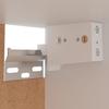 Lyon Wall Mounted Cabinet White 29.5 x 31 x 60 cm Particleboard