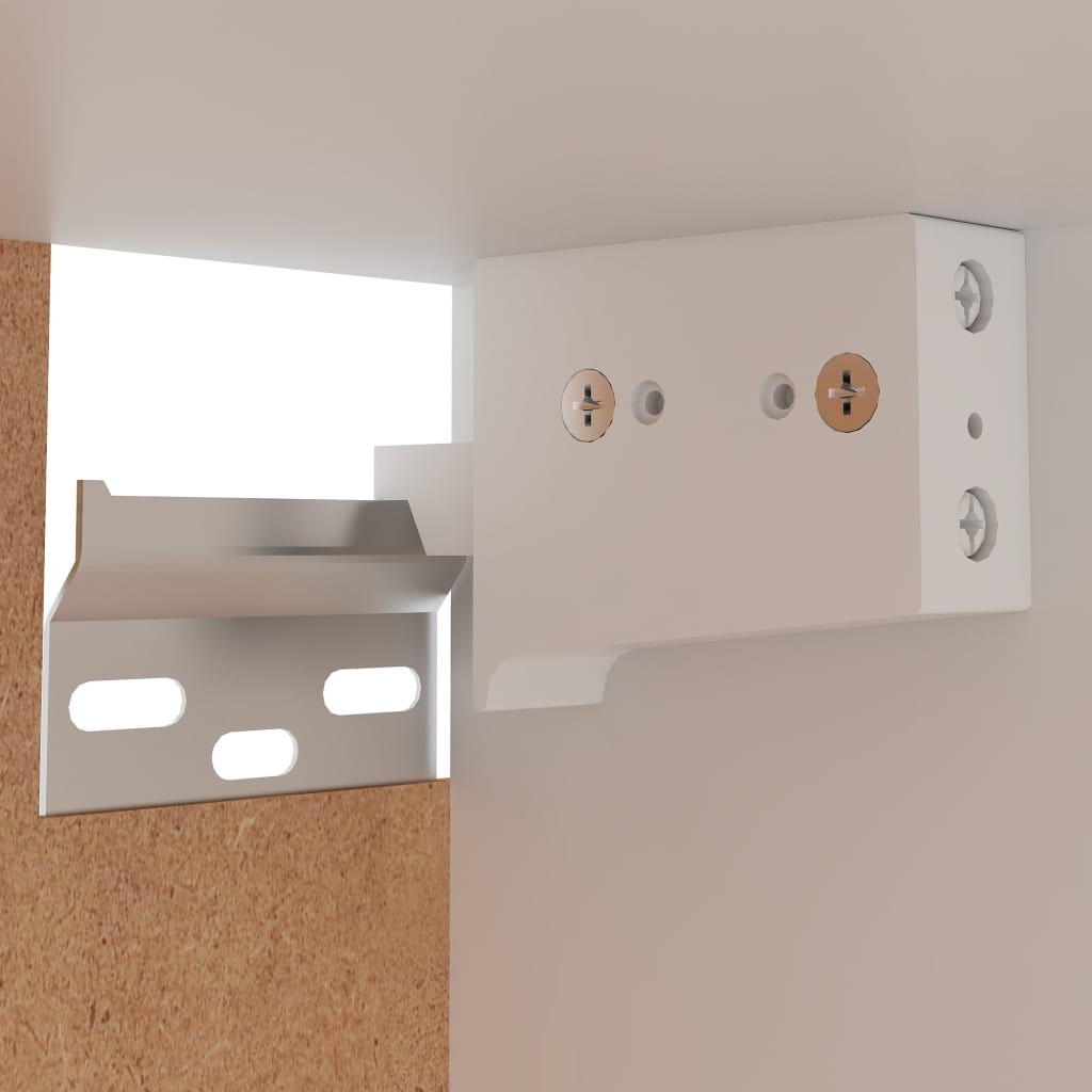 Lyon Wall Mounted Cabinet White 29.5 x 31 x 60 cm Particleboard