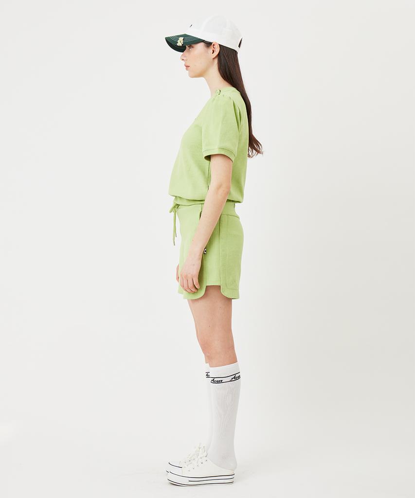 AVEN Elastic Slit Sweatpants Lime