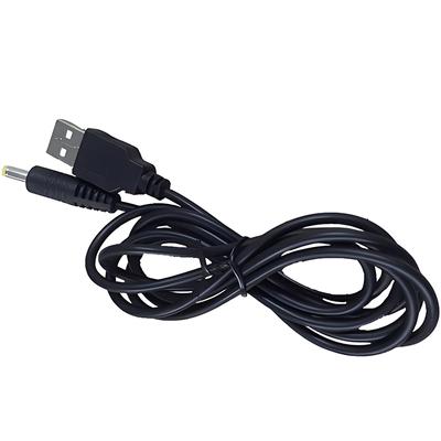 5 В USB-кабель для зарядки PSP 1000 2000 3000, кабель для зарядки Dc4.0, разъем для порта, кабель для зарядки, черный шнур