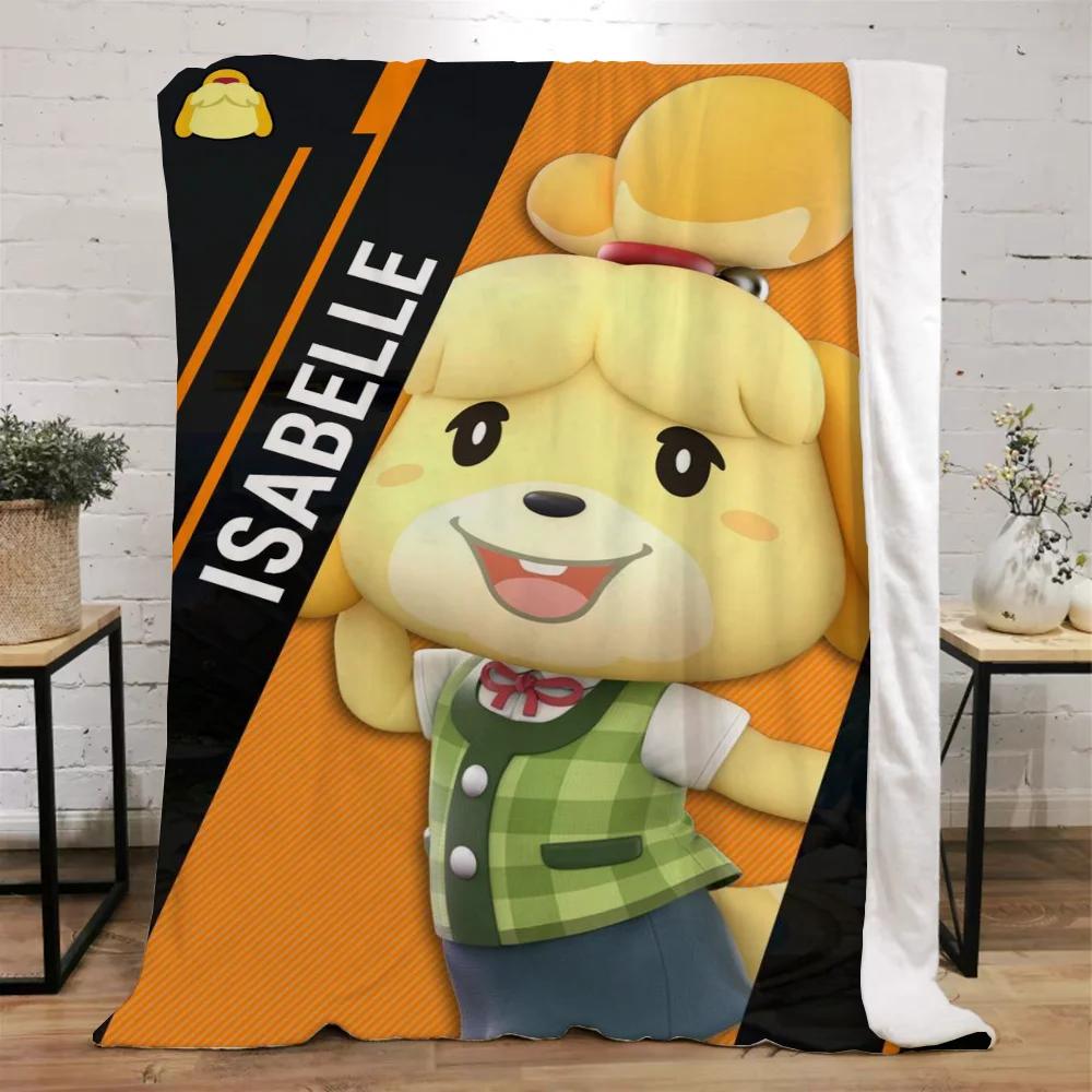 Animal Crossing Decorative Blanket Sofa Winter Custom Blankets Characters Luxury Bedding Home Interior Beach Towel Fluffy Plaid