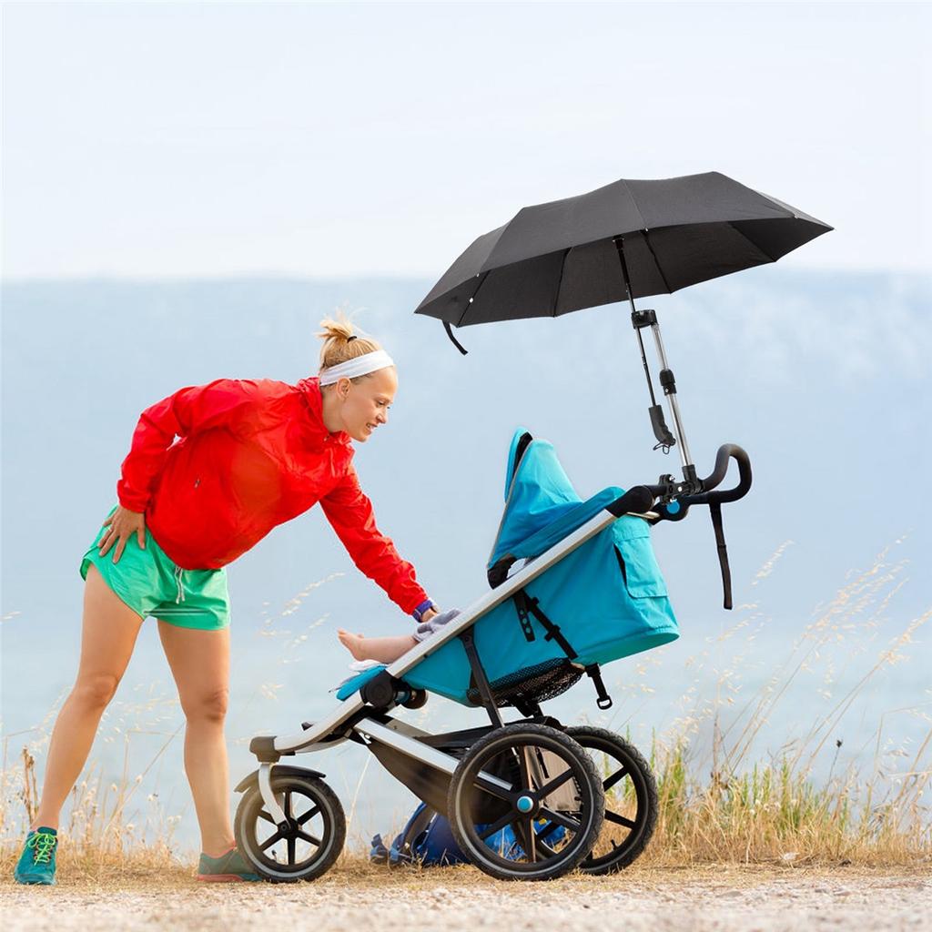 Umbrella Retractable Holder Stainless Steel  Baby Stroller MBC Umbrella Stand Pram Retractable Umbrella Holder