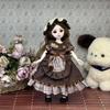 Attractive Eyes Princess Dress Up BJD Dolls Long Hair Princess Makeup Ball Joint Doll  Girl Gift