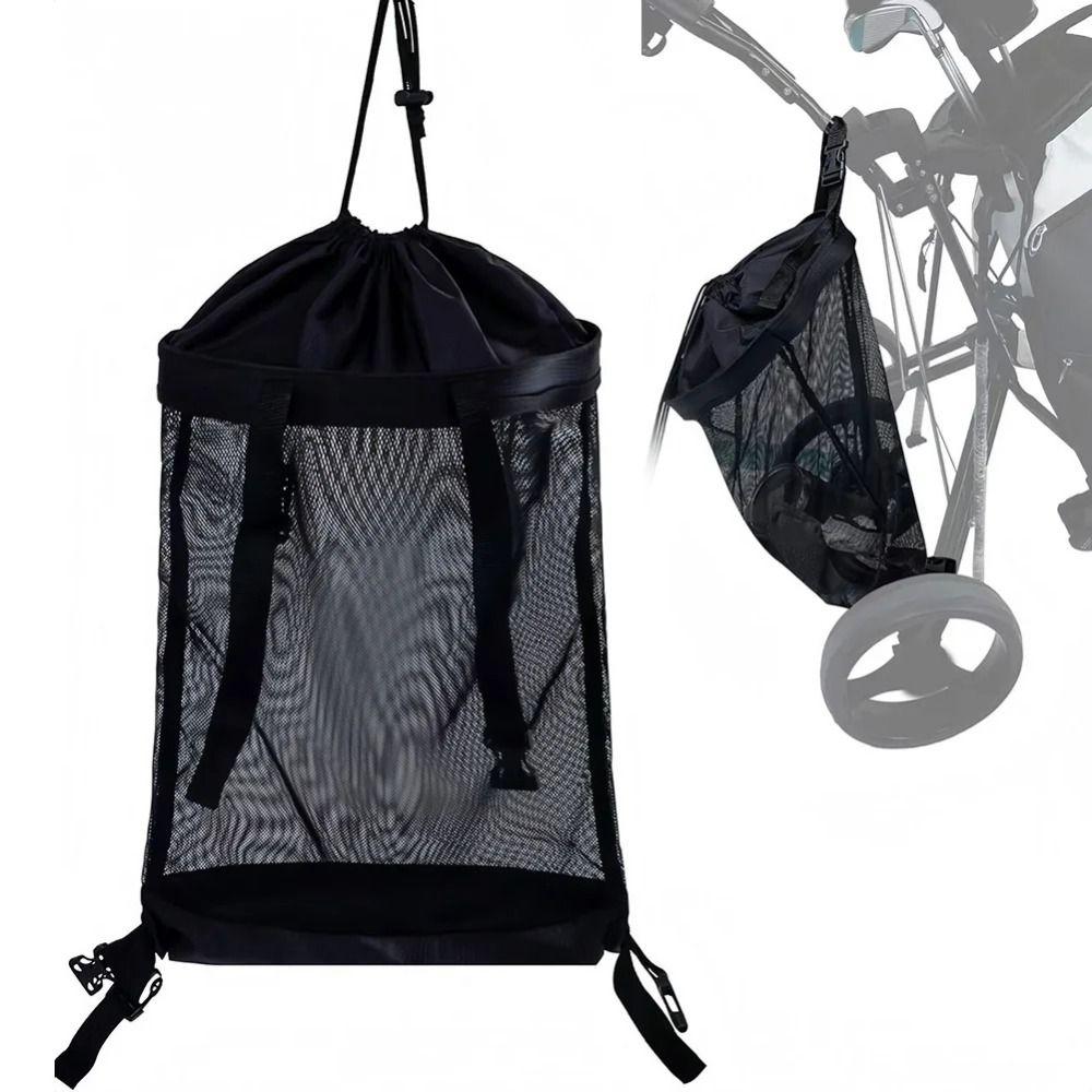 Милый Практичный Мешочек на Шнурке для Гольф-Мячей Сетчатый Мешок Контейнер для Гольф-Мячей Спортзал