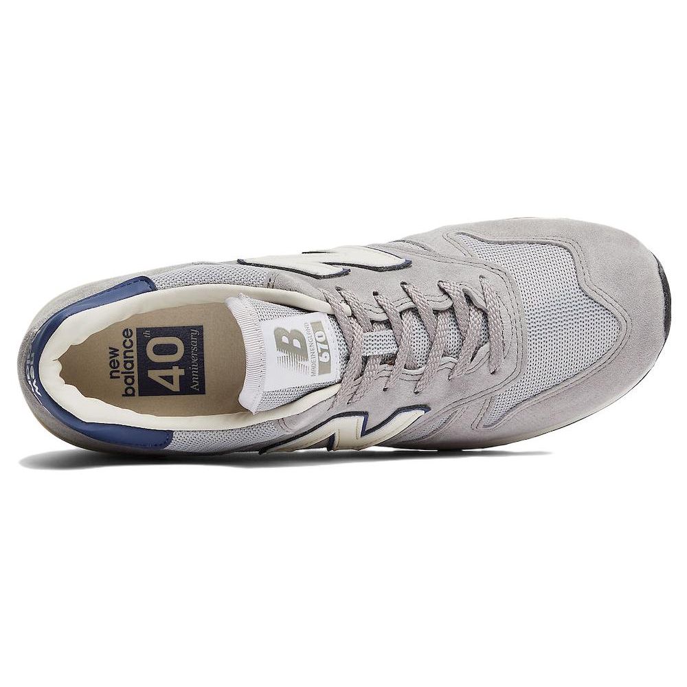 New Balance 670 Мужские кроссовки в честь 40-летия Англии, серые M670UKF