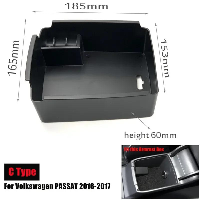 Автоаксессуары Ящик-подлокотник для Volkswagen Golf 7 MK7 Golf 6 MK6 Scirocco Touran PASSAT Teramont Tiguan Touareg Sharan