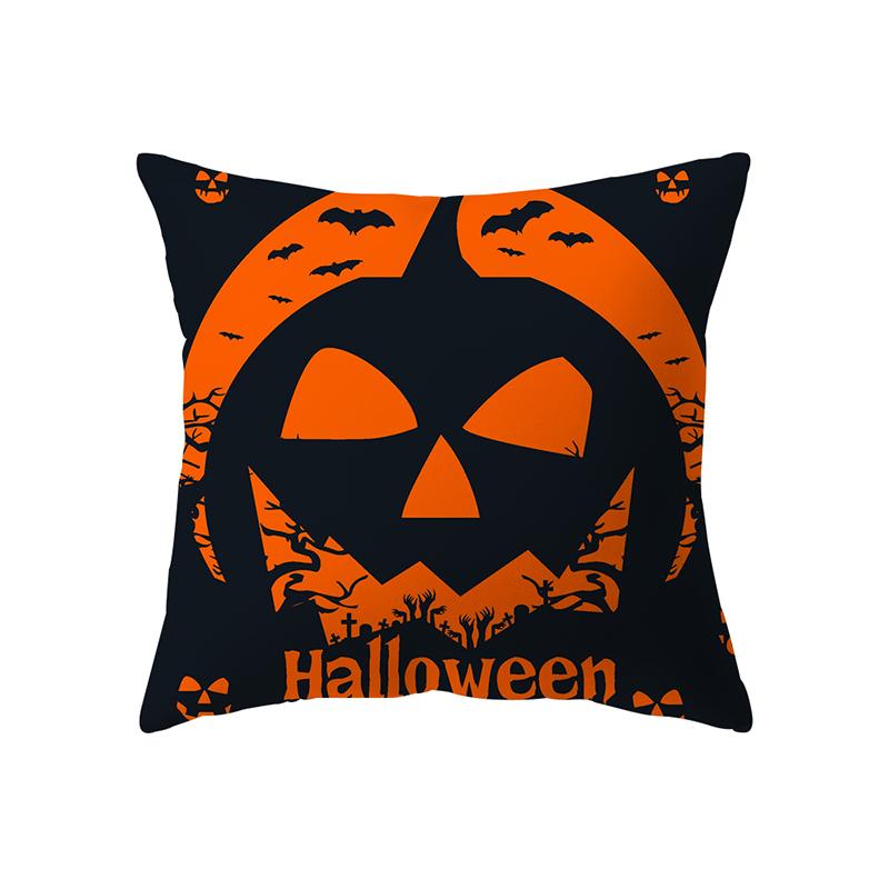 Коллекция черепов и тыкв на тему Хэллоуина, наволочка для дивана, праздничный подарок, декор для вечеринки, дом