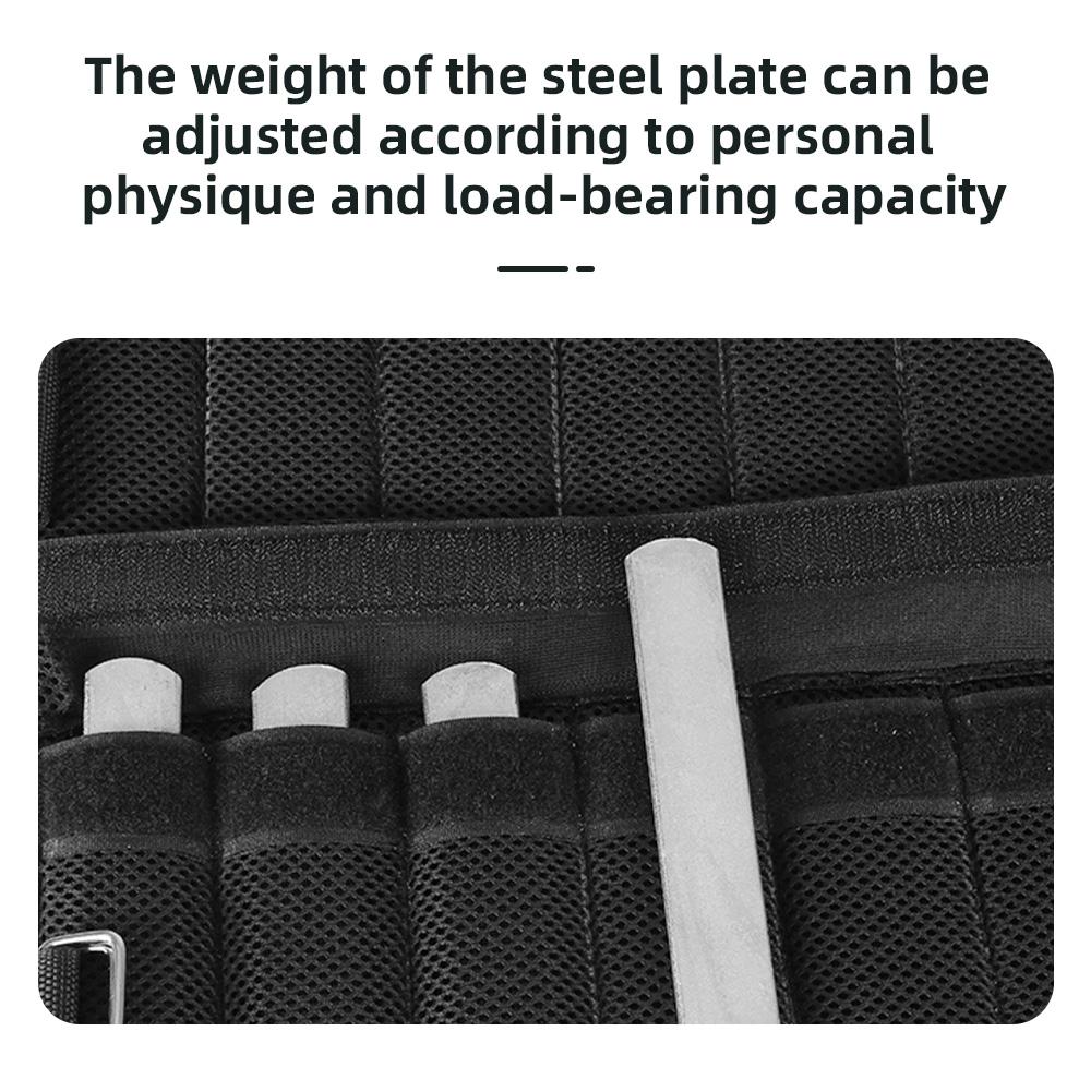 Регулируемый утяжеленный жилет 33 фунта для тренировок, утяжеленный жилет для тренировок, утяжеленная куртка для фитнеса