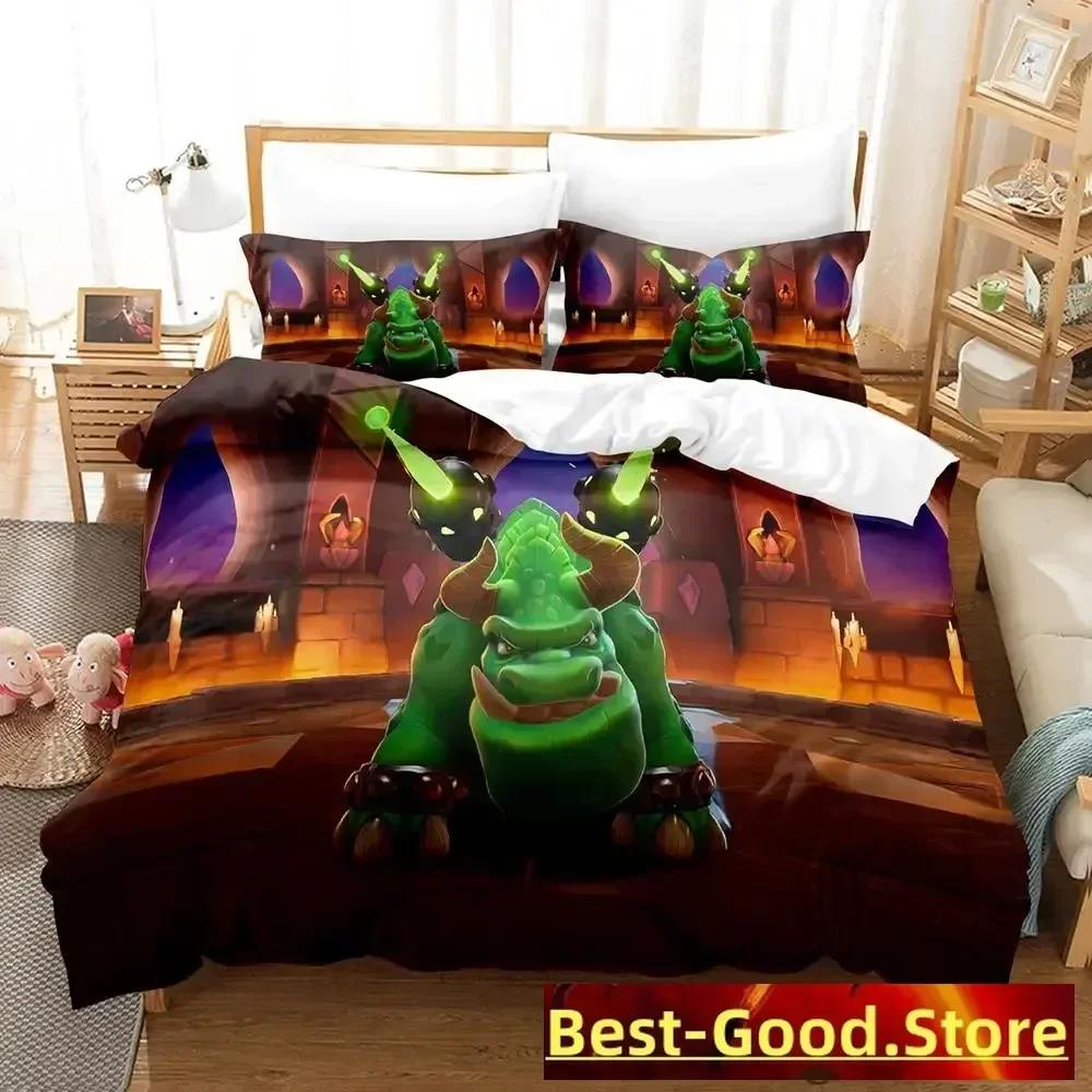 Новый комплект постельного белья Spyro Renited Trilogy Single Twin Full Queen King Size Bed Set Adult Kid Bedroom Duvetcover Sets Anime Gme