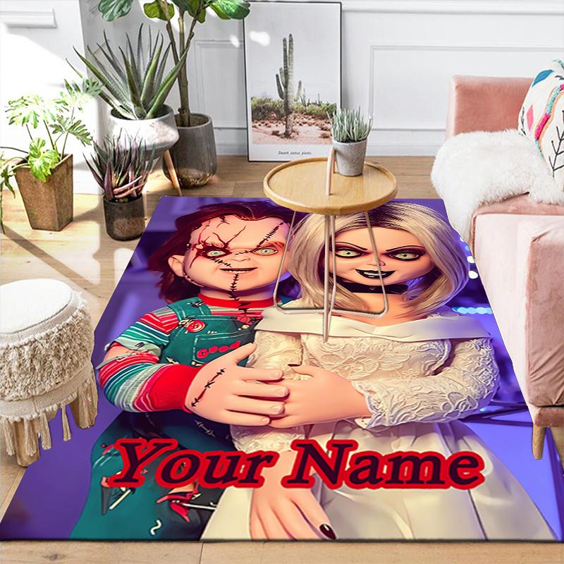 Custom 1Pc Chucky'S Honeymoon Horror Rug Office Carpet Indoor Outdoor Entrance Doormat Nonslip Soft And Comfortable Living Room D291518