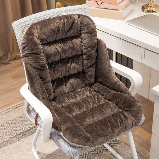 Подушка для сиденья со съемным моющимся чехлом, толстый наполнитель высокой упругости, цельная конструкция, эргономичная подушка для стула