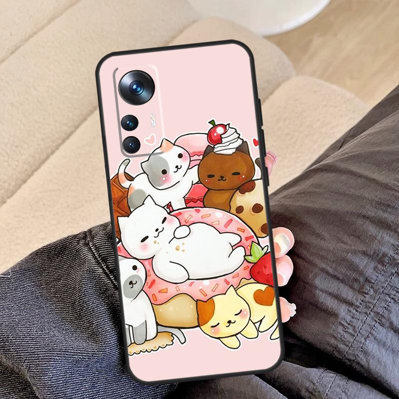 Neko Atsume Для Xiaomi 15T 13T 14T 17 Pro Max 14 15 Ultra Чехол Для POCO F8 Ultra F5 F6 F7 X3 X5 X6 X7 Pro