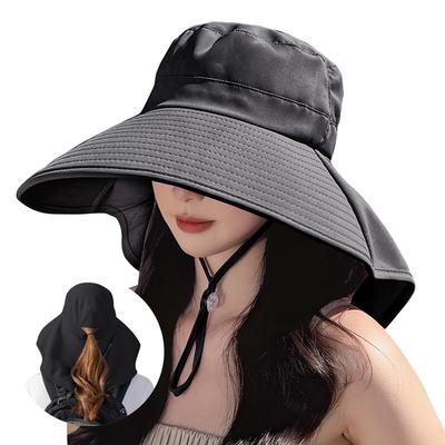 Защитная от УФ-излучения шляпа для женщин Extra Wide UV Protects Cooling Полная защита от солнца УФ-излучения УФ-защита подбородка Подходит для сельского хозяйства Бесплатно [YUMISS] 12 см