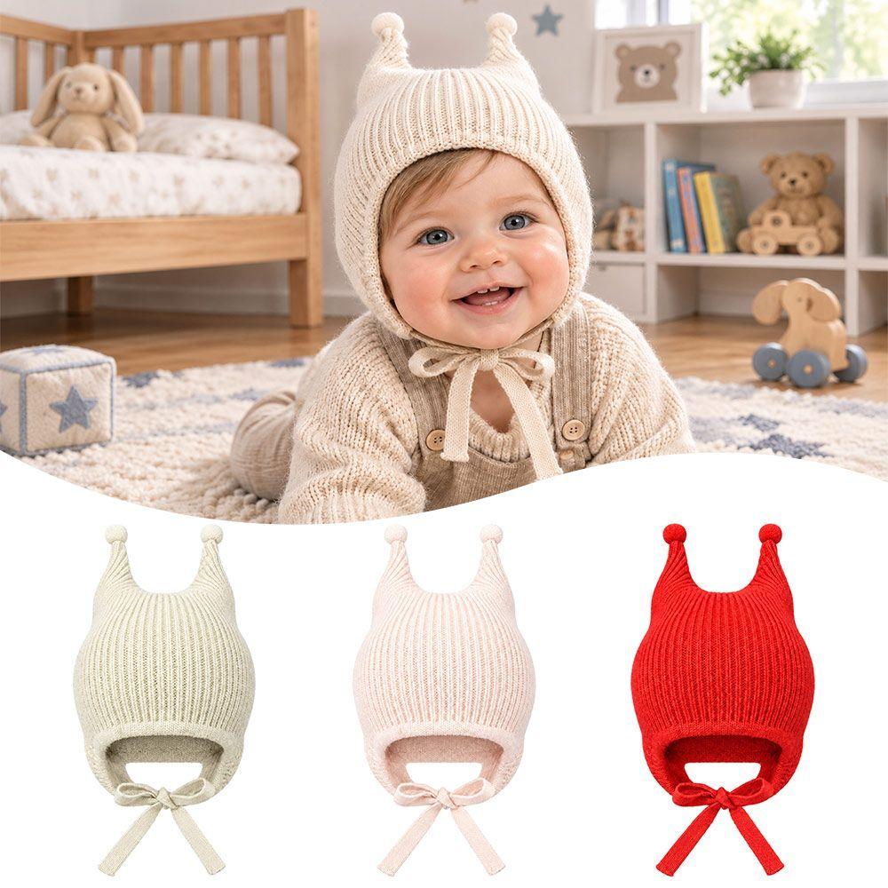 Ear Protection Winter Baby Hat Warm Kids Pullover Hats Soft Infant Beanie Cap