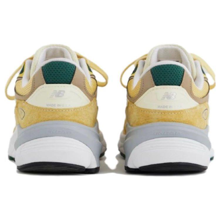 Кроссовки унисекс Teddy Santis x New Balance 990v6 Сделано в США Сера Желто-лесной зеленый U990TE6