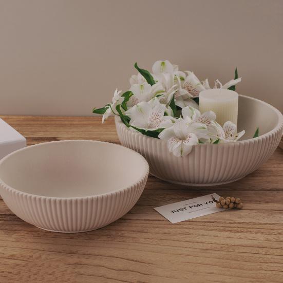 Storage Bowl Silicone Mold Handmade Gypsum Epoxy Resin Casting Mold Fruit Serving