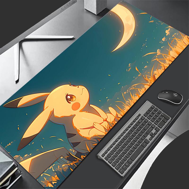Gaming Mouse Pad x PC Ppikachu Gamer Cabiner Keyboard Rug XXL PpokemonS Desktop Mouse Mat Carpet Kawaii Rubber Mousepad