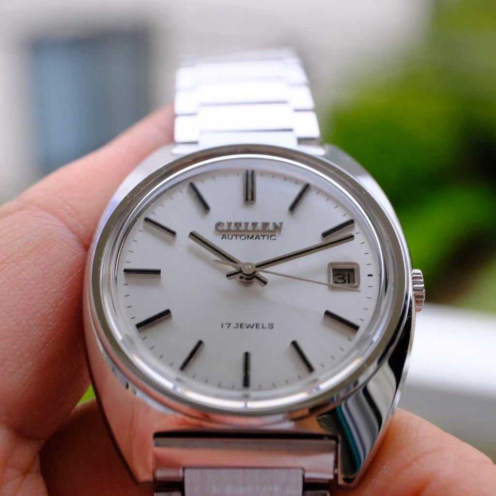Used CITIZEN Automatic Men's Watch 4-601181 Working Beautiful Condition