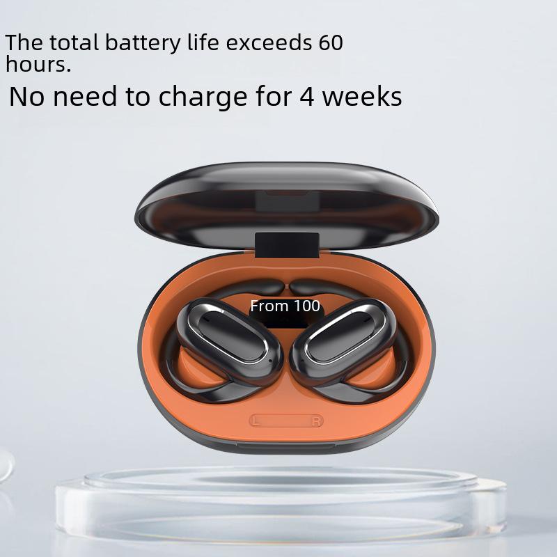 Open Ear Wireless Bluetooth Headphones, Adjustable Sports Earbuds with Ear Clip Design, Secure Fit for Running and Workout, Enhanced Comfort