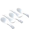 Minimalist Korean-Japanese Painted Ceramic Soup Spoon