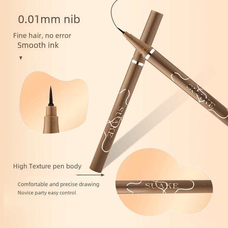 0.05mm Waterproof Eyeliner Pen Long-Lasting, Smudge-Proof & Intense Color Retention for Perfect Winged Liner