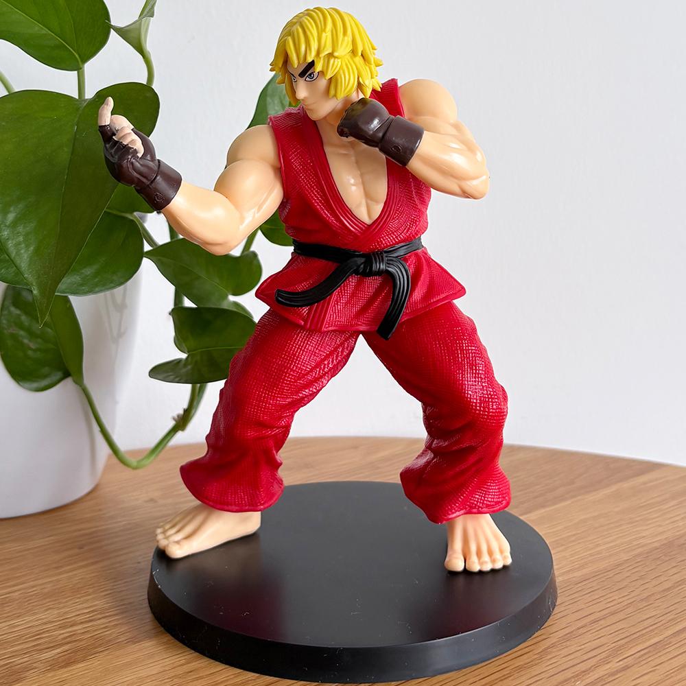 Горячая Аниме Street Fighter Файтинг Фигурка Действия Рю Кен Мастера ПВХ Кавайные Игрушки Куклы Декор Комнаты Подарок на День Рождения