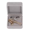 Mini Saxophone Necklace Metal Gold Delicated Present Miniature Musical Instrument Saxophone Pendant 